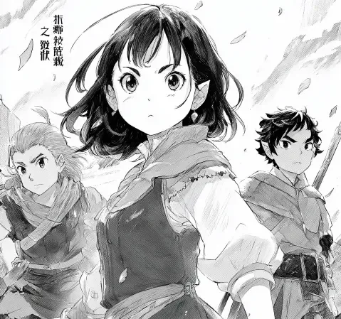 《魔王城料理人》封面：大锅前的人类厨师